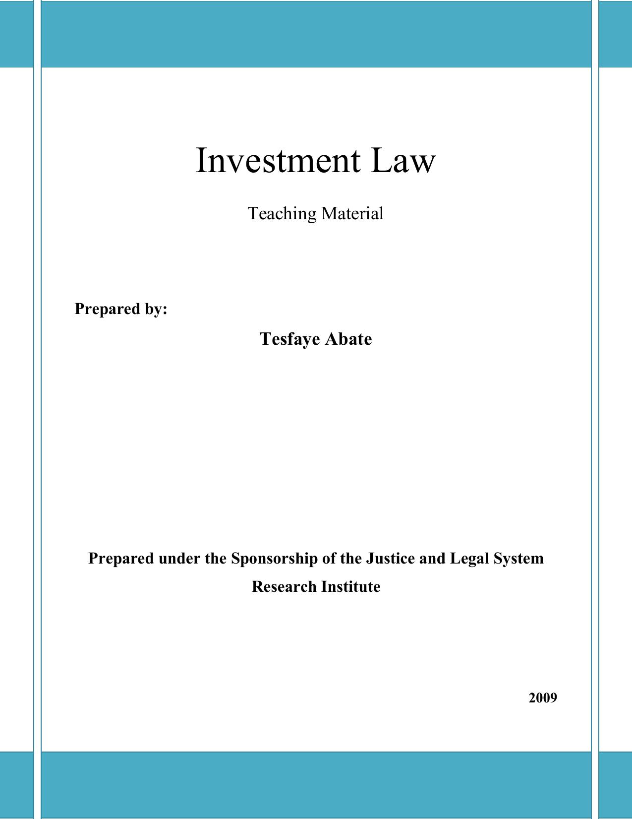investmentlaw