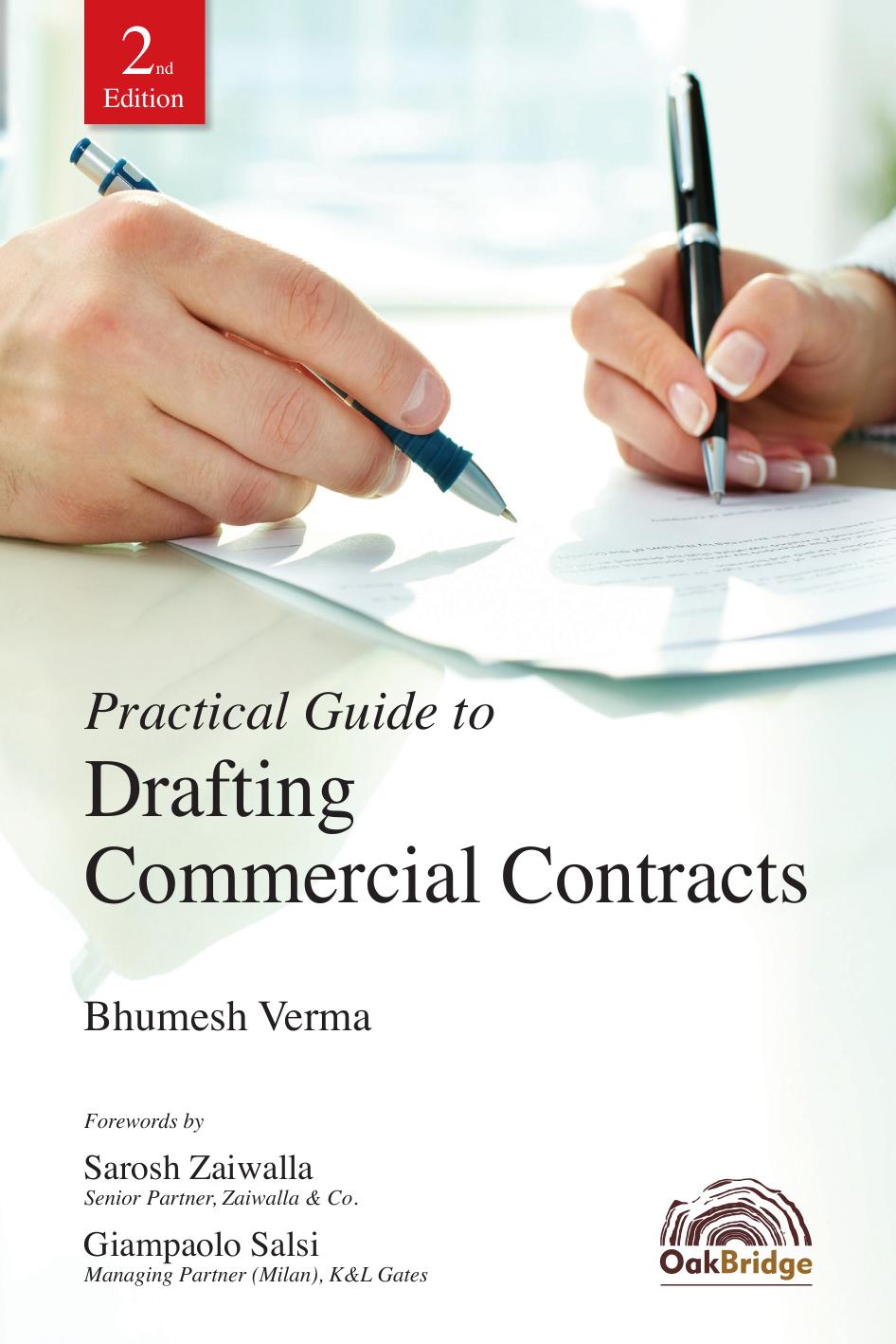 Practical Guide to Drafting Commercial Contracts, 2e by Bhumesh
