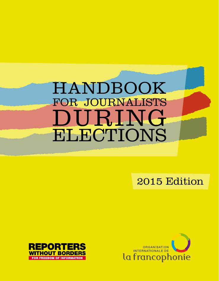 handbook for journalists during elections