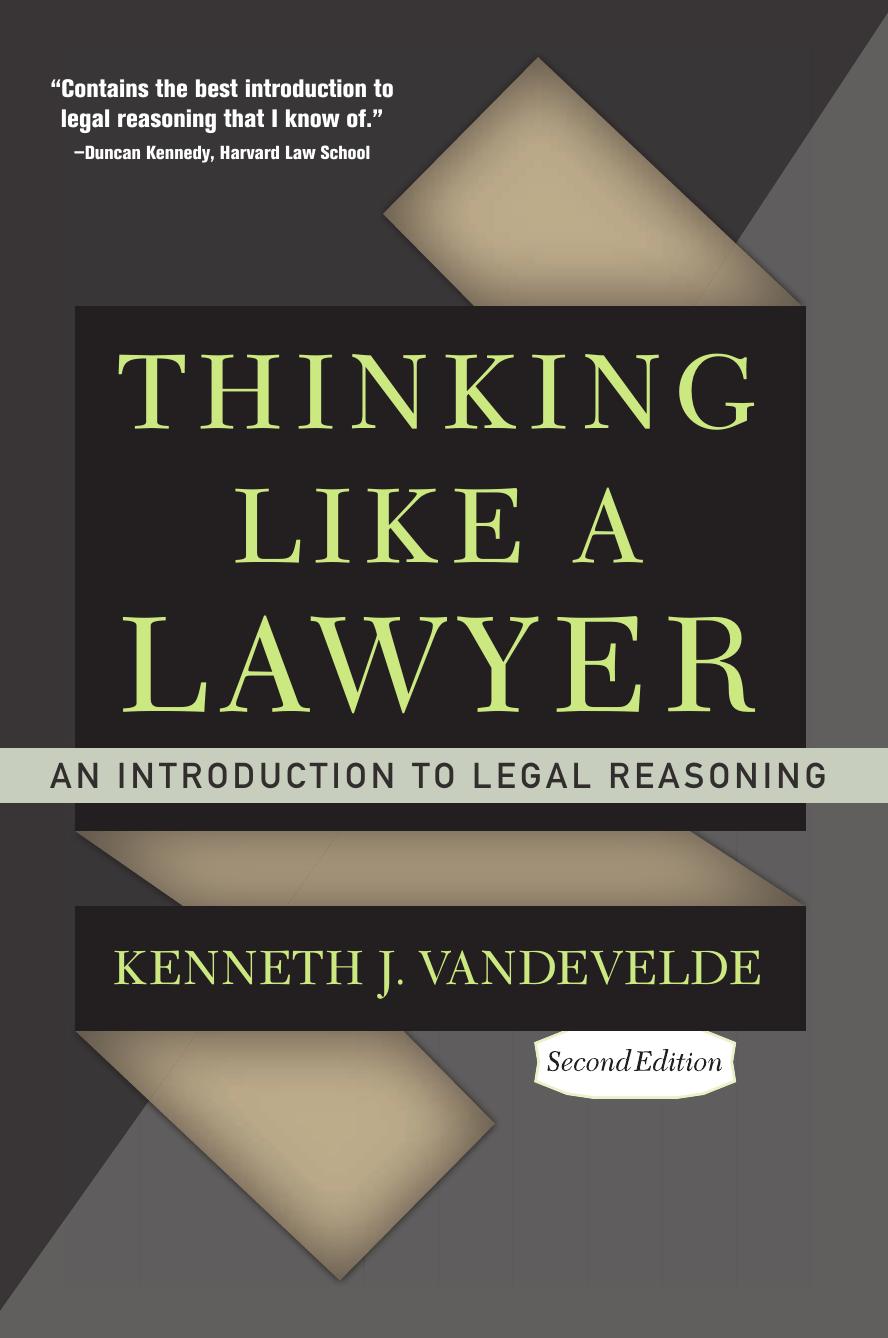 Thinking Like a Lawyer